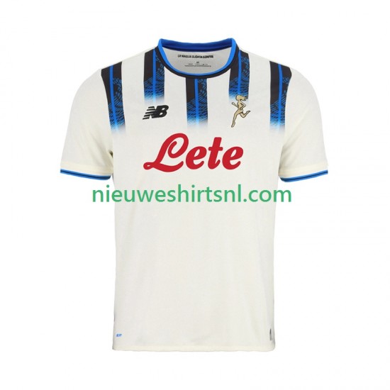 Atalanta Heren Shirt met Bedrukking Uit 2025-2026 Korte Mouw