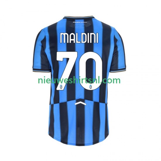 Atalanta Heren Shirt met Bedrukking Daniel Maldini 70 Thuis 2025-2026 Korte Mouw