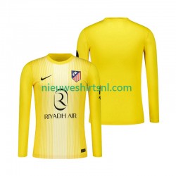 Atlético Madrid Heren Shirt met Bedrukking Doelman Thuis 2025-2026 Lange Mouw