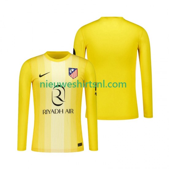 Atlético Madrid Heren Shirt met Bedrukking Doelman Thuis 2025-2026 Lange Mouw
