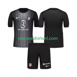 Atlético Madrid Kind Shirt met Bedrukking Doelman Uit 2025-2026 Korte Mouw