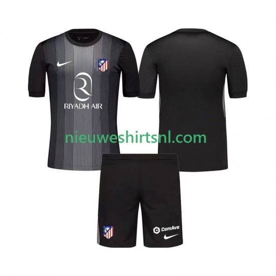 Atlético Madrid Kind Shirt met Bedrukking Doelman Uit 2025-2026 Korte Mouw