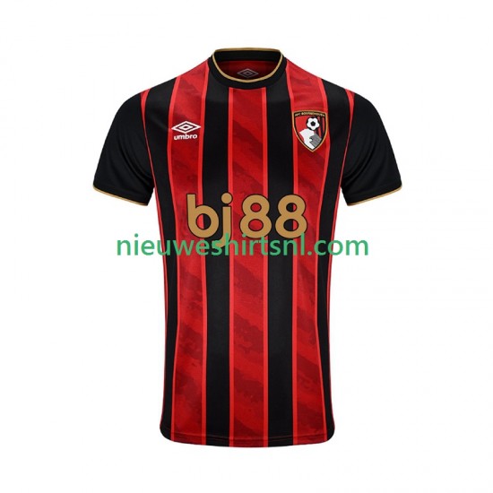 Heren Shirt met Bedrukking BOURNEMOUTH Thuis 2025-2026 Korte Mouw
