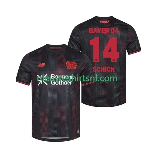 Bayer 04 Leverkusen Heren Shirt met Bedrukking Patrik Schick 14 Thuis 2025-2026 Korte Mouw