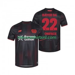 Bayer 04 Leverkusen Heren Shirt met Bedrukking Victor Boniface 22 Thuis 2025-2026 Korte Mouw