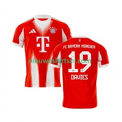 FC Bayern München Heren Shirt met Bedrukking Alphonso Davies 19 Thuis 2025-2026 Korte Mouw