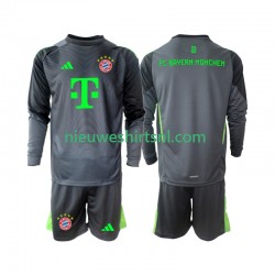 FC Bayern München Kind Shirt met Bedrukking Doelman Uit 2025-2026 Lange Mouw