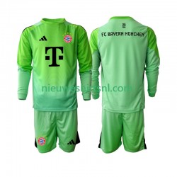 FC Bayern München Kind Shirt met Bedrukking Doelman Thuis 2025-2026 Lange Mouw