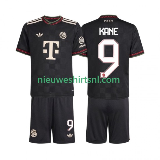 FC Bayern München Kind Shirt met Bedrukking Harry Kane 9 Derde 2025-2026 Korte Mouw