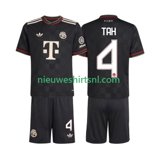 FC Bayern München Kind Shirt met Bedrukking Jonathan Tah 4 Derde 2025-2026 Korte Mouw