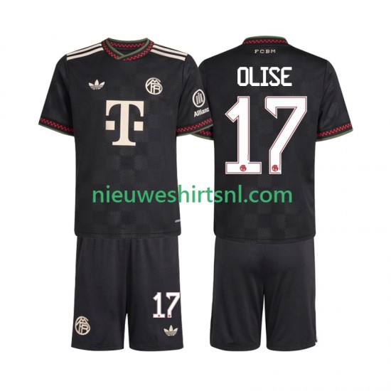 FC Bayern München Kind Shirt met Bedrukking Michael Olise 17 Derde 2025-2026 Korte Mouw