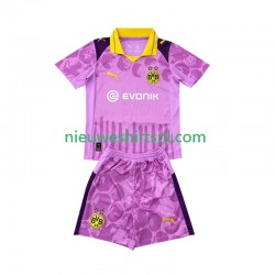 Borussia Dortmund Kind Shirt met Bedrukking Doelman FIFA CWC Thuis 2025 Korte Mouw