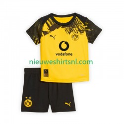 Borussia Dortmund Kind Shirt met Bedrukking Thuis 2025-2026 Korte Mouw