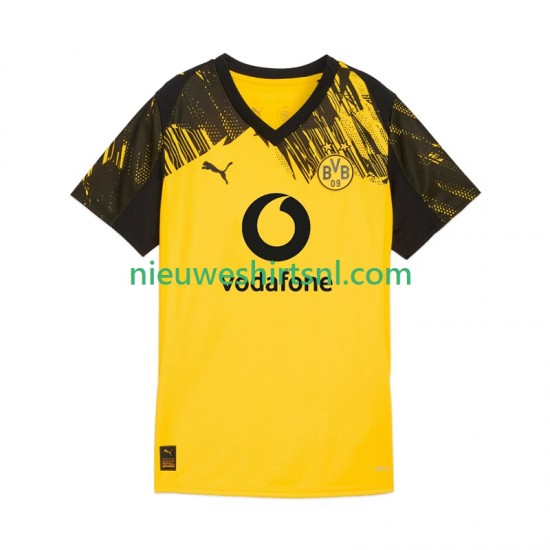 Borussia Dortmund Heren Shirt met Bedrukking Thuis 2025-2026 Korte Mouw