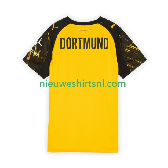 Borussia Dortmund Heren Shirt met Bedrukking Thuis 2025-2026 Korte Mouw