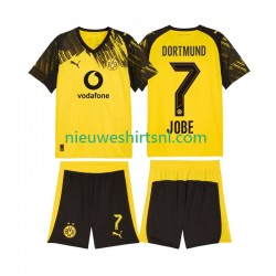 Borussia Dortmund Kind Shirt met Bedrukking Jobe Bellingham 7 Thuis 2025-2026 Korte Mouw
