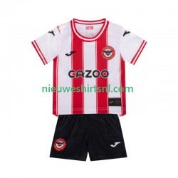 Kind Shirt met Bedrukking Brentford Thuis 2025-2026 Korte Mouw