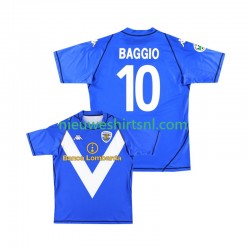 Heren Shirt met Bedrukking Brescia Calcio Baggio 10 2003 Retro Thuis 2004 Korte Mouw