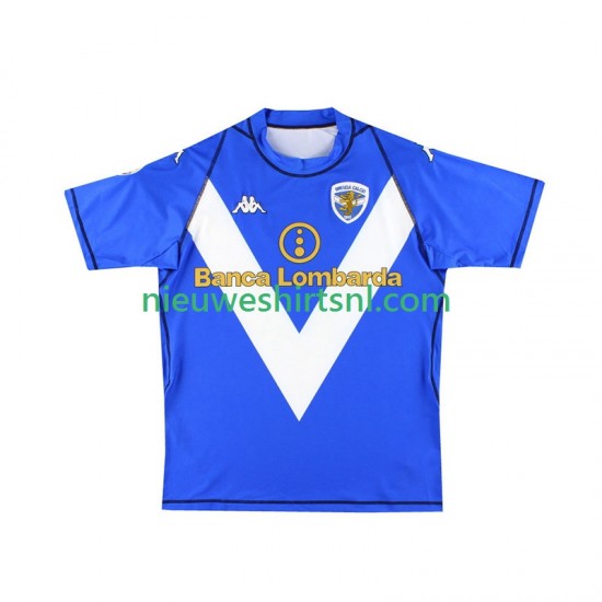 Heren Shirt met Bedrukking Brescia Calcio 2003 Retro Thuis 2004 Korte Mouw