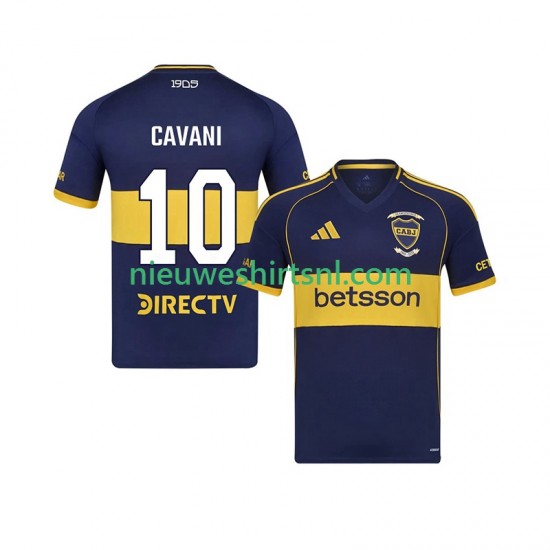 CA Boca Juniors Heren Shirt met Bedrukking Edinson Cavani 10 Thuis 2025-2026 Korte Mouw