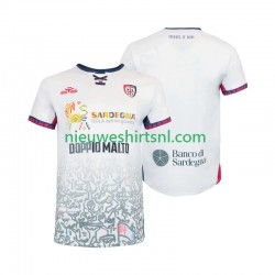 Cagliari Heren Shirt met Bedrukking Uit 2025-2026 Korte Mouw