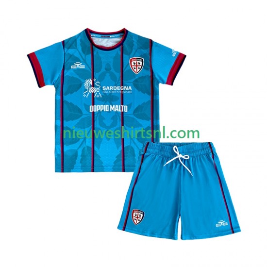 Cagliari Kind Shirt met Bedrukking Derde 2025-2026 Korte Mouw