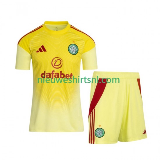 Celtic Kind Shirt met Bedrukking Doelman FC Thuis 2025-2026 Korte Mouw