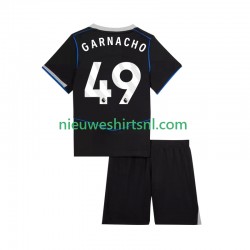 Chelsea Kind Shirt met Bedrukking Alejandro Garnacho 49 Derde 2025-2026 Korte Mouw