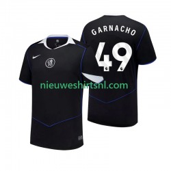 Chelsea Heren Shirt met Bedrukking Alejandro Garnacho 49 Derde 2025-2026 Korte Mouw