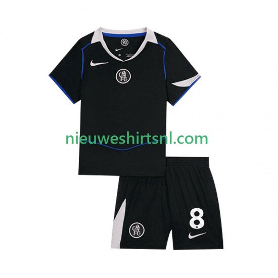 Chelsea Kind Shirt met Bedrukking Enzo Fernandez 8 Derde 2025-2026 Korte Mouw