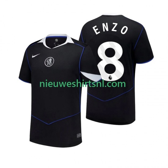 Chelsea Heren Shirt met Bedrukking Enzo Fernandez 8 Derde 2025-2026 Korte Mouw
