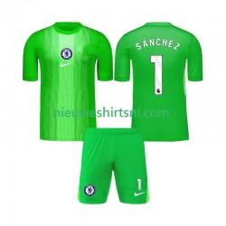 Chelsea Kind Shirt met Bedrukking Doelman Robert Sanchez 1 Uit 2025-2026 Korte Mouw