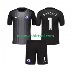 Chelsea Kind Shirt met Bedrukking Doelman Robert Sanchez 1 Thuis 2025-2026 Korte Mouw