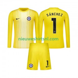 Chelsea Kind Shirt met Bedrukking Doelman Robert Sanchez 1 Derde 2025-2026 Lange Mouw
