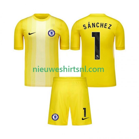 Chelsea Kind Shirt met Bedrukking Doelman Robert Sanchez 1 Derde 2025-2026 Korte Mouw