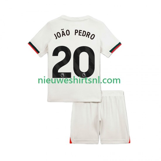 Chelsea Kind Shirt met Bedrukking Joao Pedro 20 Uit 2025-2026 Korte Mouw