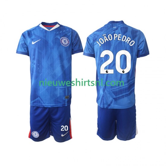 Chelsea Kind Shirt met Bedrukking joao pedro 20 Thuis 2025-2026 Korte Mouw