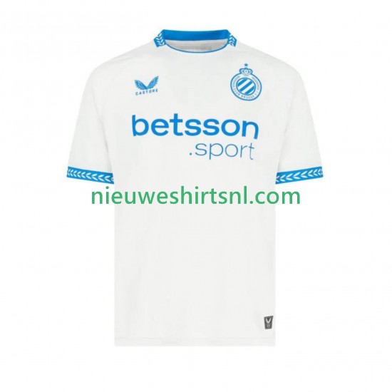Club Brugge Heren Shirt met Bedrukking Uit 2025-2026 Korte Mouw