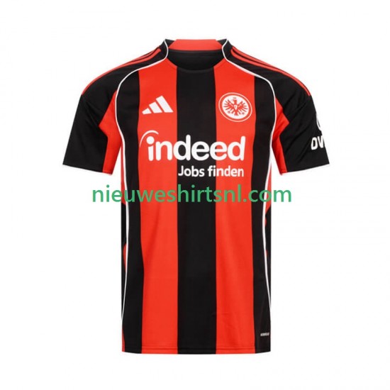 Eintracht Frankfurt Heren Shirt met Bedrukking Thuis 2025-2026 Korte Mouw