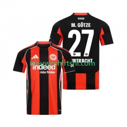 Eintracht Frankfurt Heren Shirt met Bedrukking Mario Gotze 27 Thuis 2025-2026 Korte Mouw