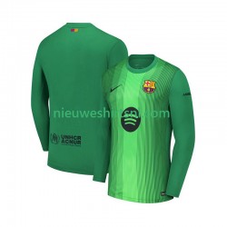 FC Barcelona Heren Shirt met Bedrukking Doelman Thuis 2025-2026 Lange Mouw