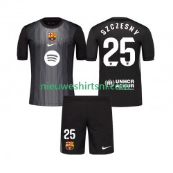 FC Barcelona Kind Shirt met Bedrukking Doelman Szczesny 25 Derde 2025-2026 Korte Mouw