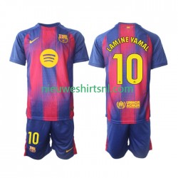FC Barcelona Kind Shirt met Bedrukking Lamine Yamal 10 Thuis 2025-2026 Korte Mouw