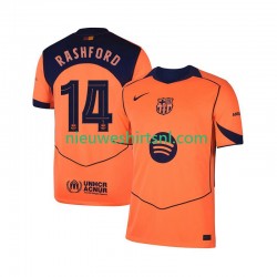 FC Barcelona Heren Shirt met Bedrukking Marcus Rashford 14 UCL Derde 2025-2026 Korte Mouw
