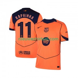 FC Barcelona Heren Shirt met Bedrukking Raphinha 11 Champions League Derde 2025-2026 Korte Mouw