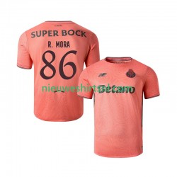 FC Porto Heren Shirt met Bedrukking Rodrigo Mora 86 Uit 2025-2026 Korte Mouw