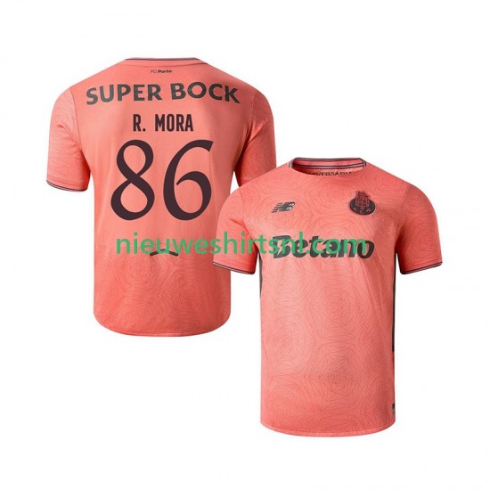 FC Porto Heren Shirt met Bedrukking Rodrigo Mora 86 Uit 2025-2026 Korte Mouw