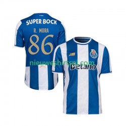 FC Porto Heren Shirt met Bedrukking Rodrigo Mora 86 Thuis 2025-2026 Korte Mouw