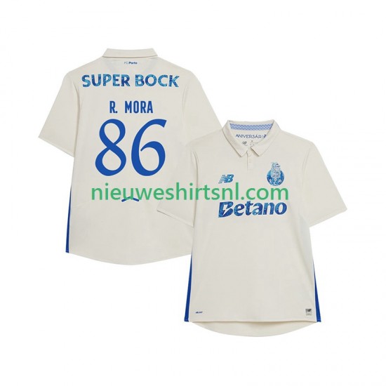FC Porto Heren Shirt met Bedrukking Rodrigo Mora 86 Derde 2025-2026 Korte Mouw