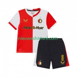 Feyenoord Rotterdam Kind Shirt met Bedrukking Quinten Timber 8 Thuis 2025-2026 Korte Mouw